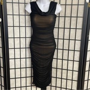 Fashion nova ladies ruched dress size small